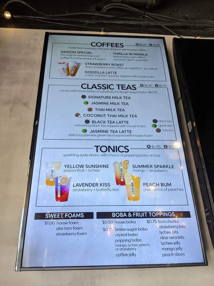 Boba Society - Henderson, NV menu_pic