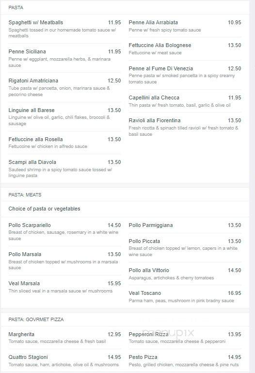 Ciao Italian Kitchen - Anaheim, CA menu_pic