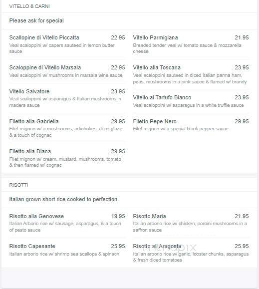Ciao Italian Kitchen - Anaheim, CA menu_pic