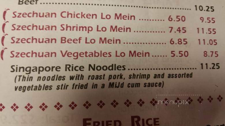 Moy Kong Express - Auburn Hills, MI menu_pic