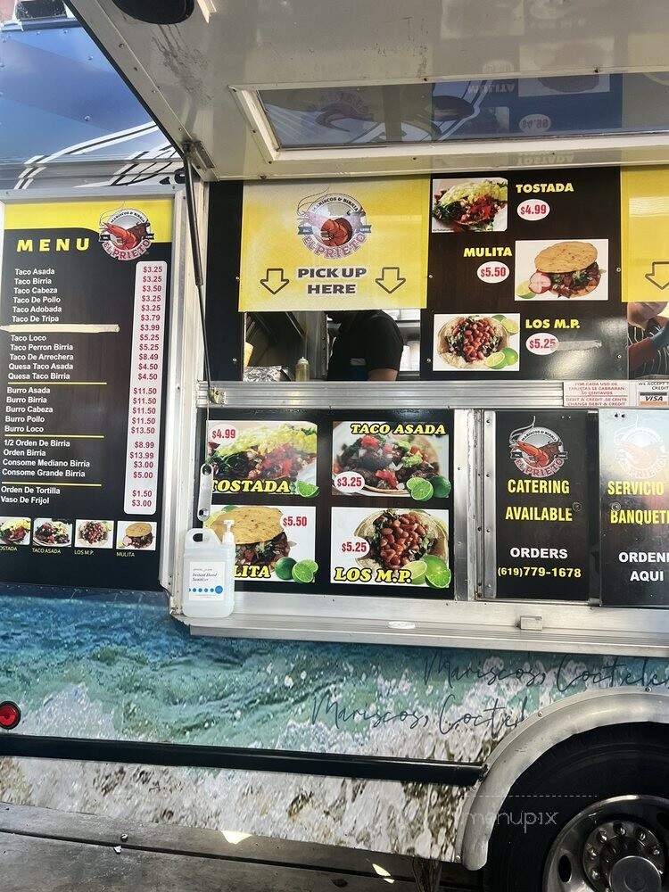 Mariscos El Prieto - Chula Vista, CA menu_pic