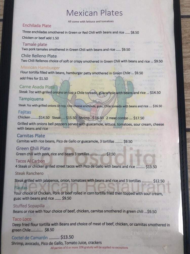 La Posadita Mexican Grill - Limon, CO