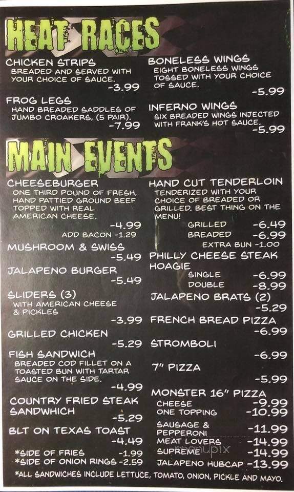 Blake's Place - Brownstown, IN menu_pic