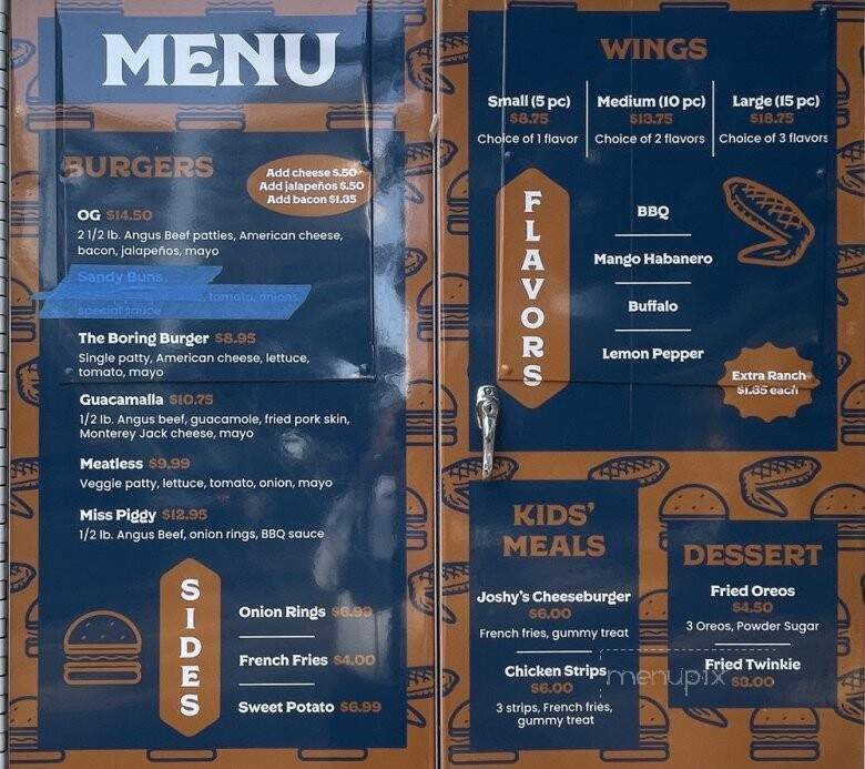 Bunz N Chix - Dripping Springs, TX menu_pic