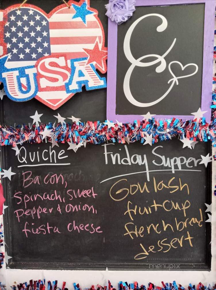 Chrissy's Cupboard - Lacon, IL menu_pic