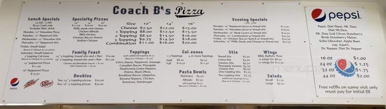 Coach B's Pizza - Gunnison, UT