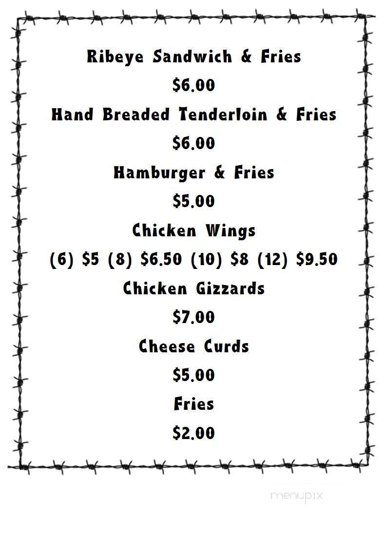Pheasant Run - Winterset, IA menu_pic