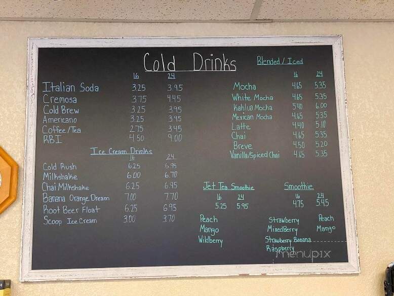 Espresso & More - Willow Creek, CA menu_pic