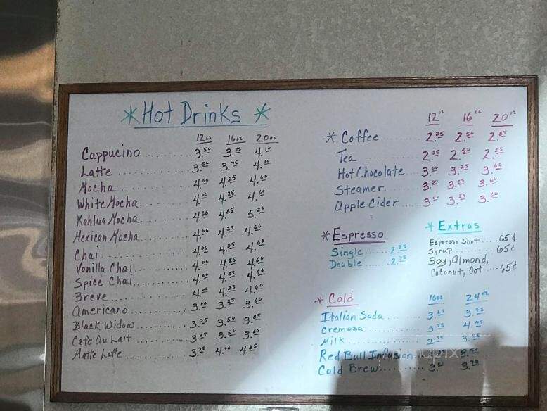 Espresso & More - Willow Creek, CA menu_pic