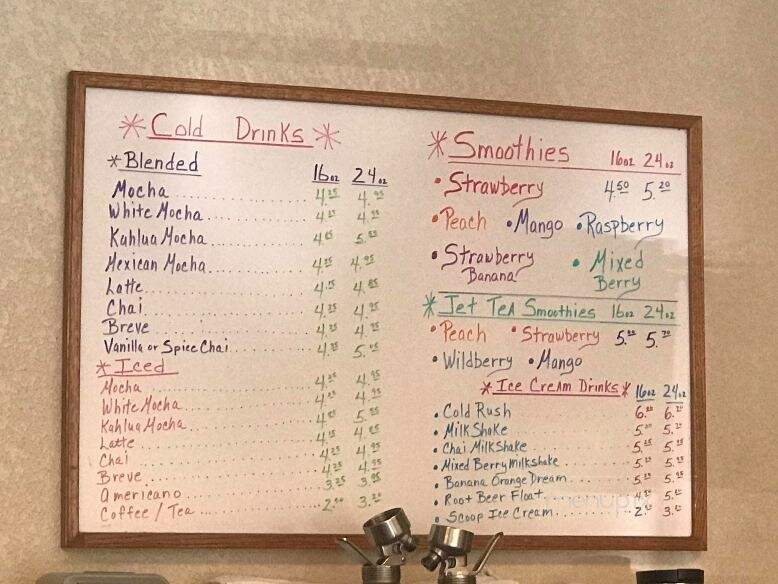 Espresso & More - Willow Creek, CA menu_pic