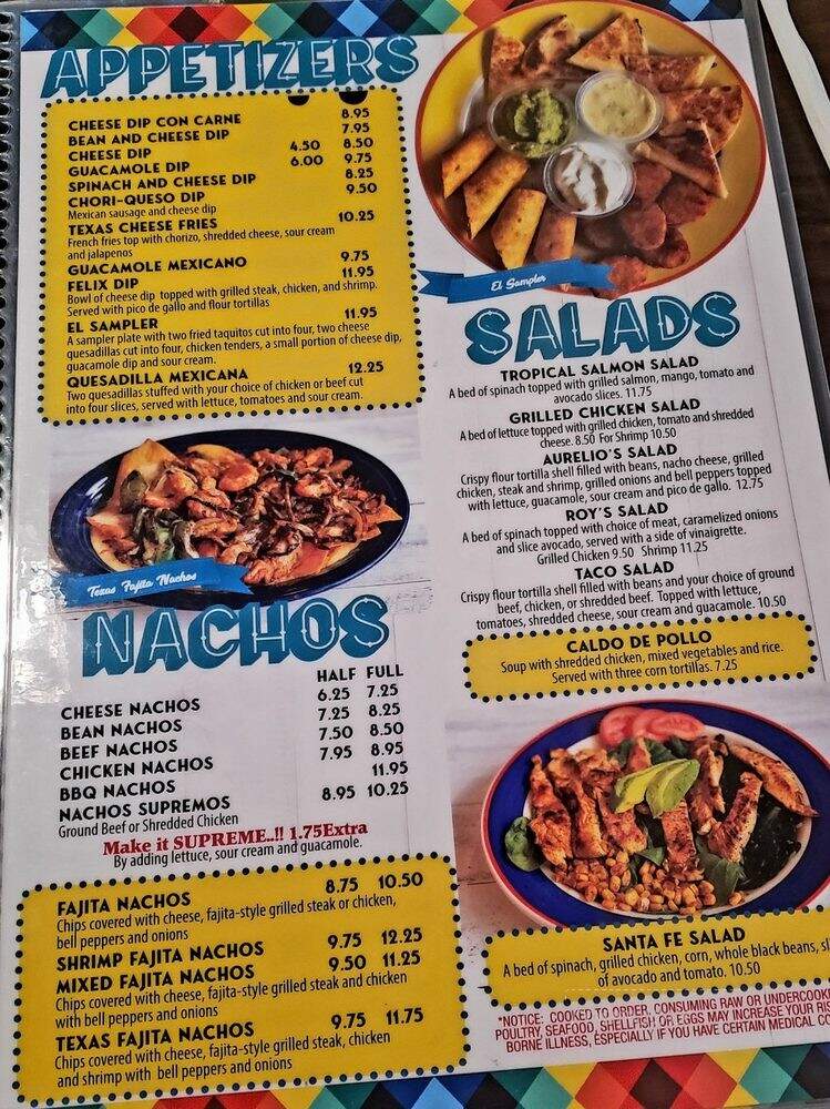 Aurelio's - Buford, GA menu_pic