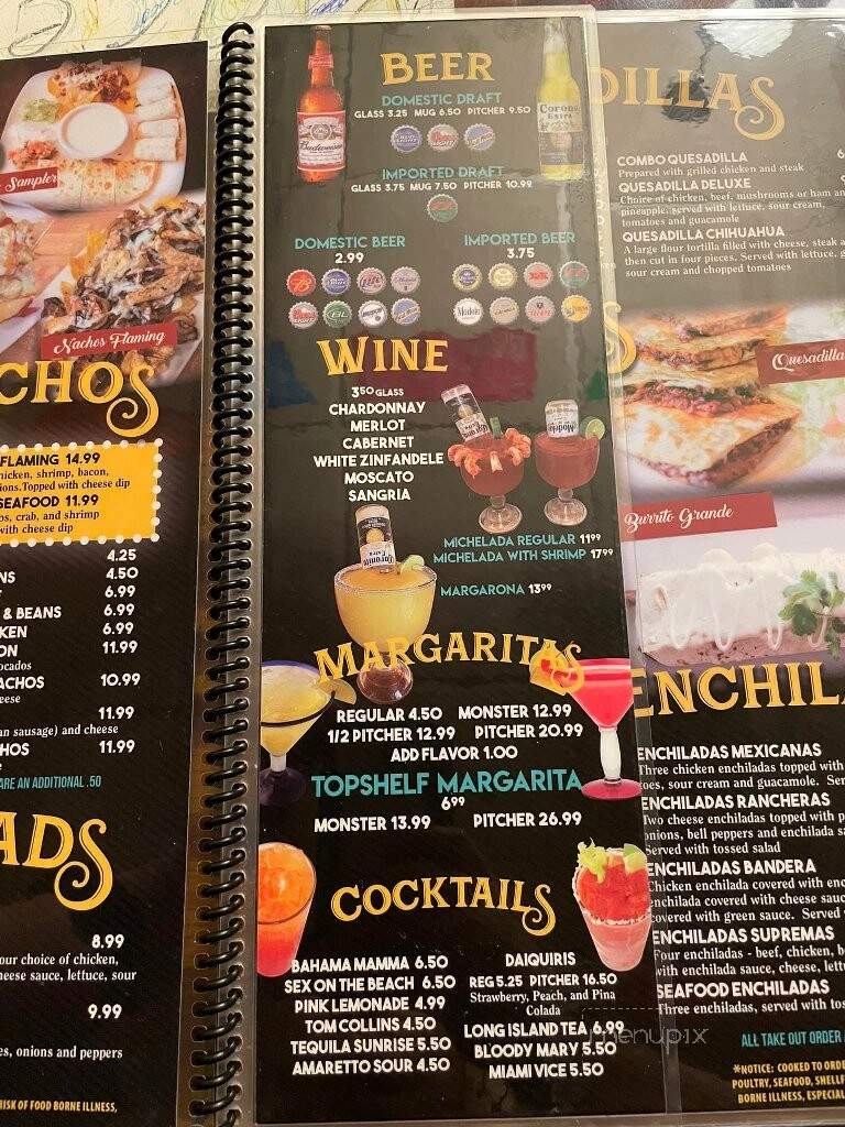 Los charros Havana - Havana, IL menu_pic