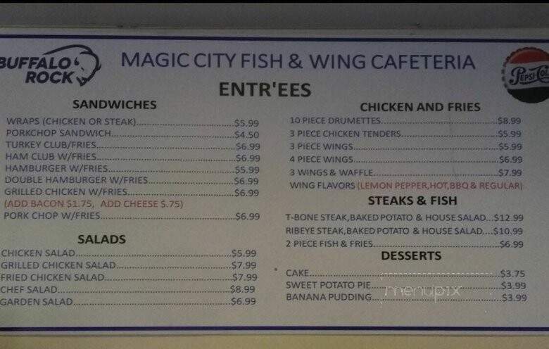 Magic City Grill Fish and Wing Cafeteria - Hueytown, AL