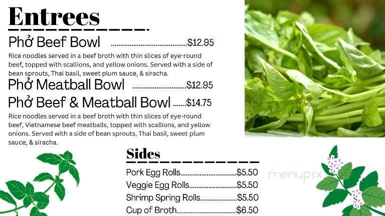 Q Tea Vietnamese Cafe - Arnold, MO menu_pic
