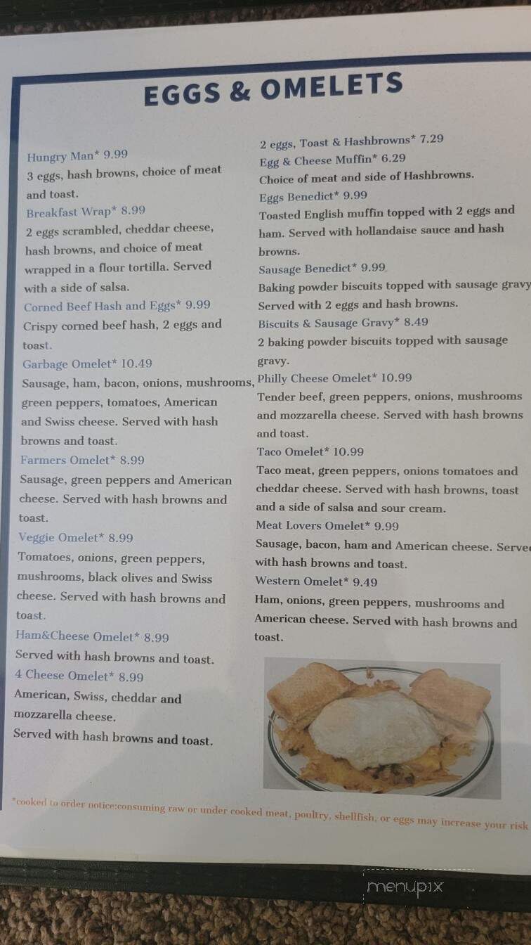 UP North Cafe - Ontonagon, MI menu_pic