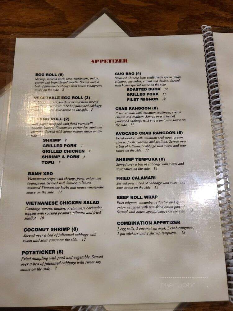 Pho Tasty - Davis, CA menu_pic