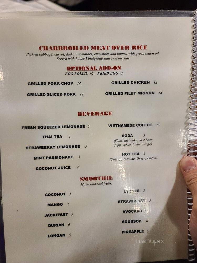 Pho Tasty - Davis, CA menu_pic
