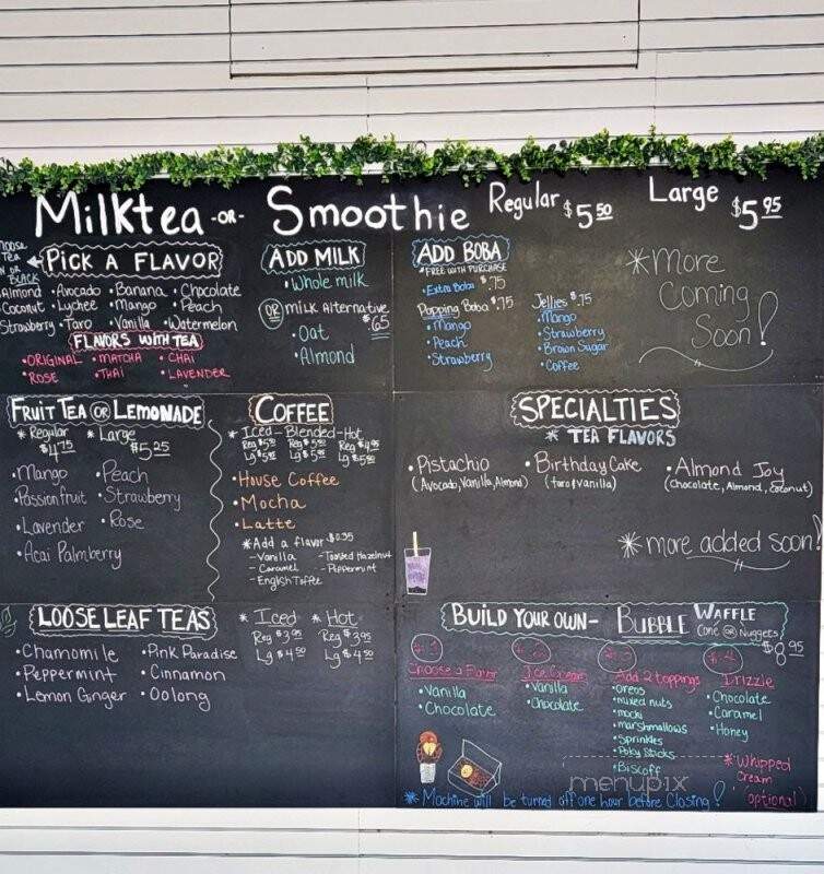 Boba Fixx - Porterville, CA menu_pic