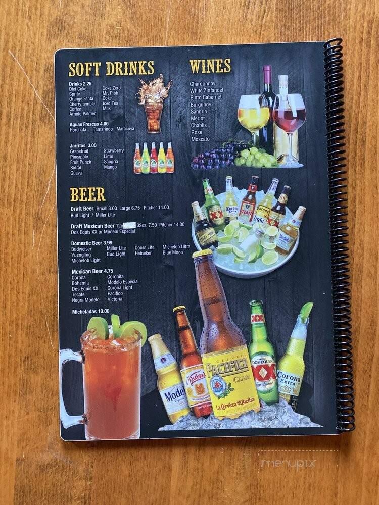 La Montana Mexican Grill - Athens, GA menu_pic