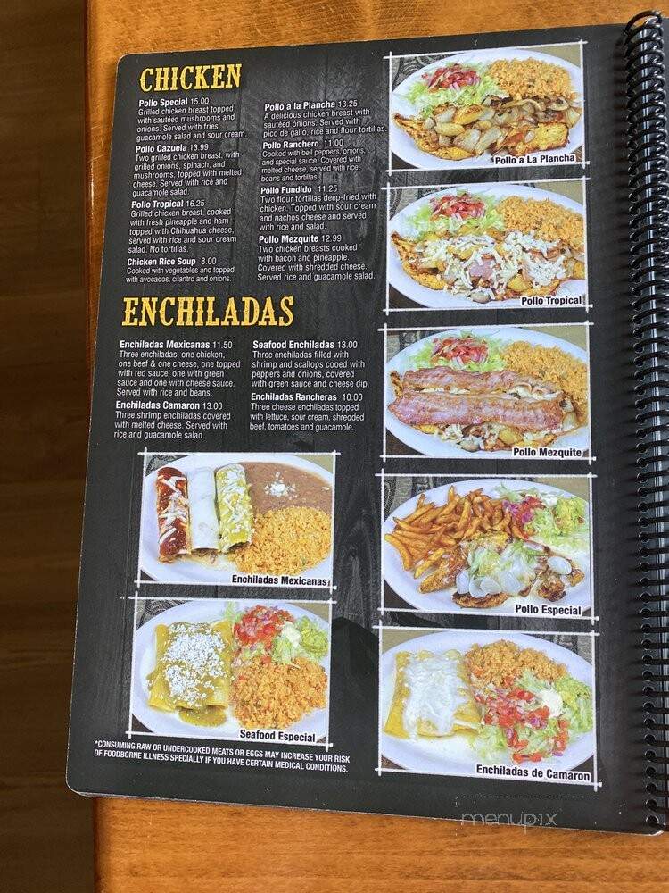 La Montana Mexican Grill - Athens, GA menu_pic