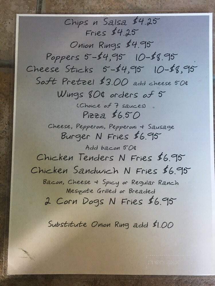 The Rail Sports Pub - Englewood, CO menu_pic