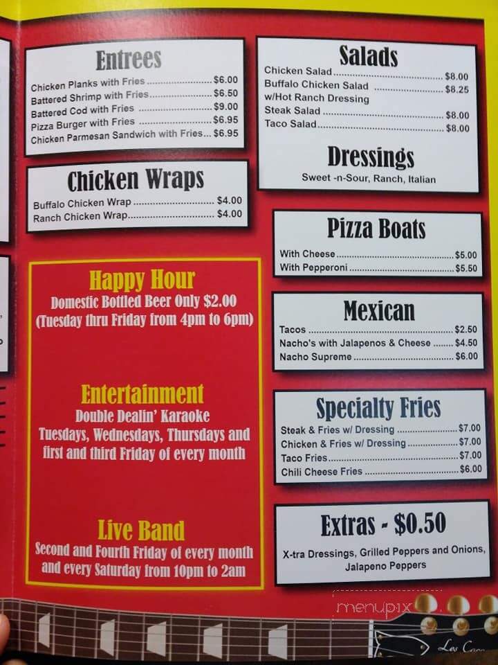 Double Dealin' Cafe - Ellwood City, PA menu_pic