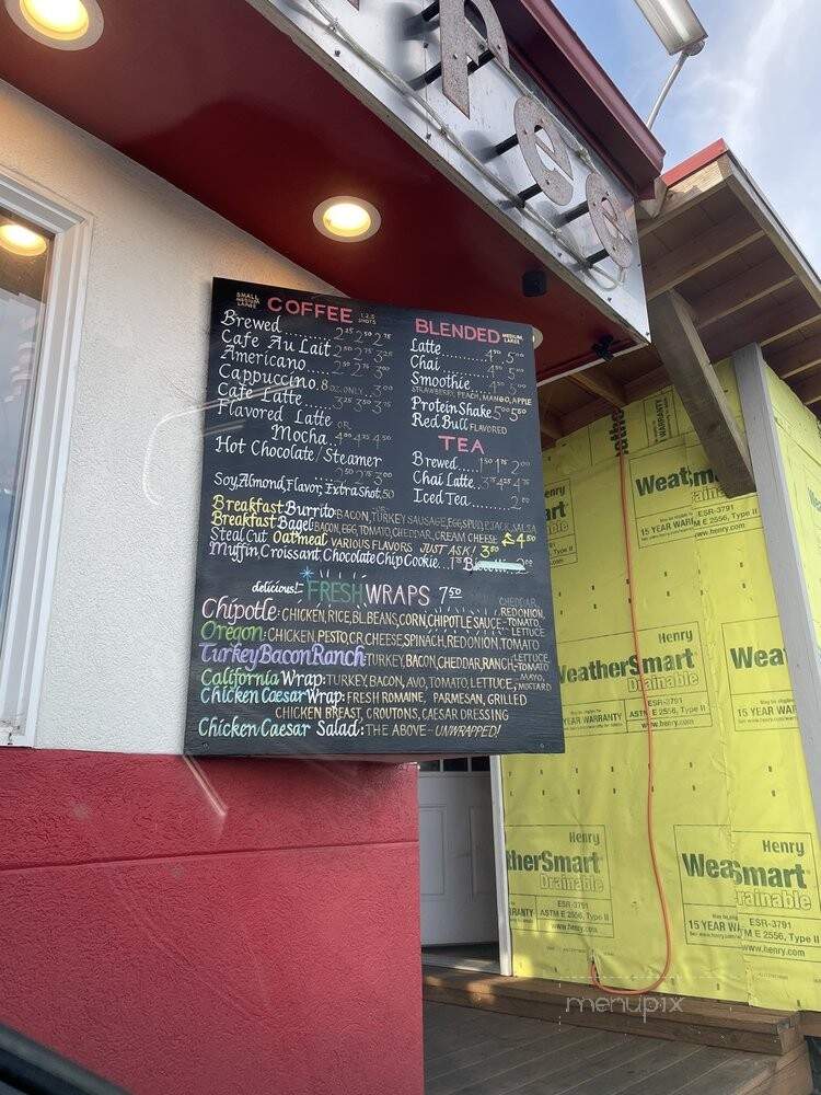 Tin Cup Coffee - Bandon, OR menu_pic