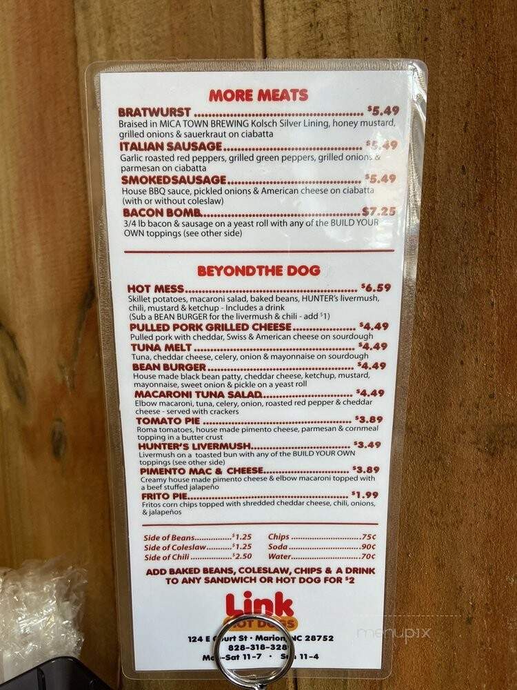 Link Hot Dogs - Marion, NC