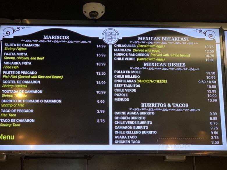 The Patio Grill & Cantina - Chino, CA menu_pic
