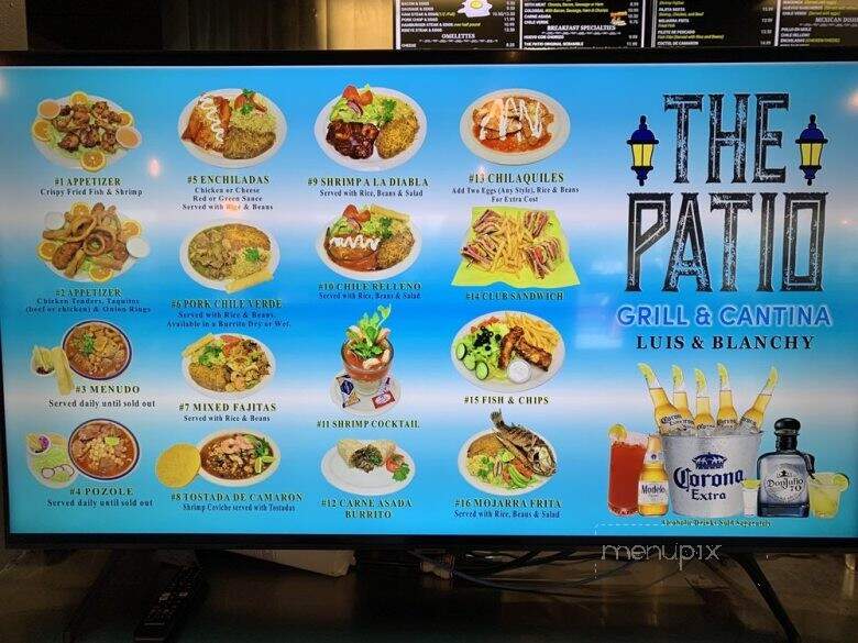The Patio Grill & Cantina - Chino, CA menu_pic