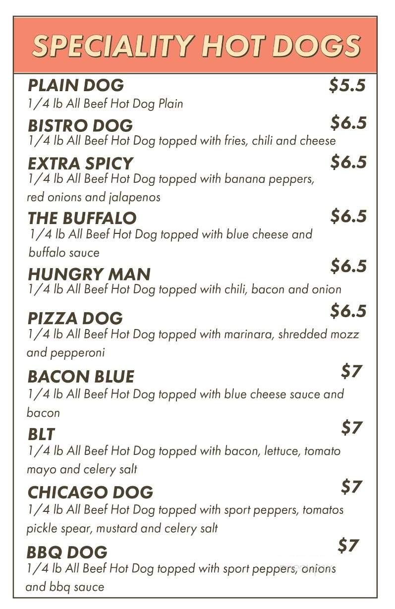 31 Bistro - Wooster, OH menu_pic