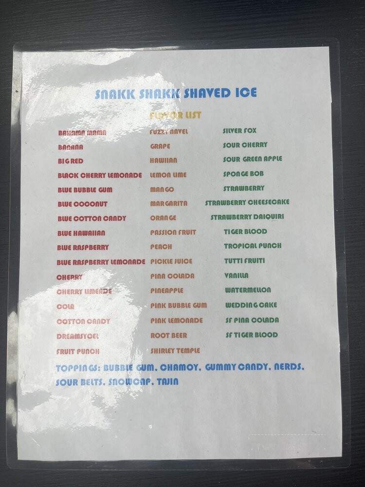 Rod's Kitchen - Dallas, TX menu_pic