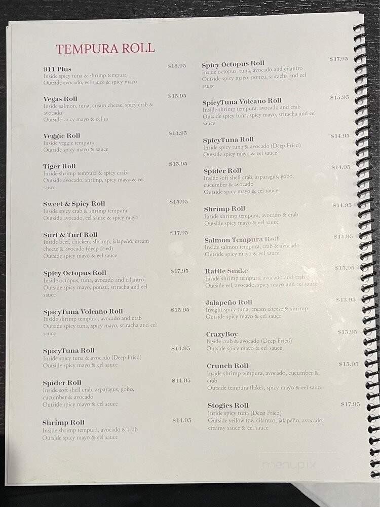 Casa De Sushi - Newhall, CA menu_pic