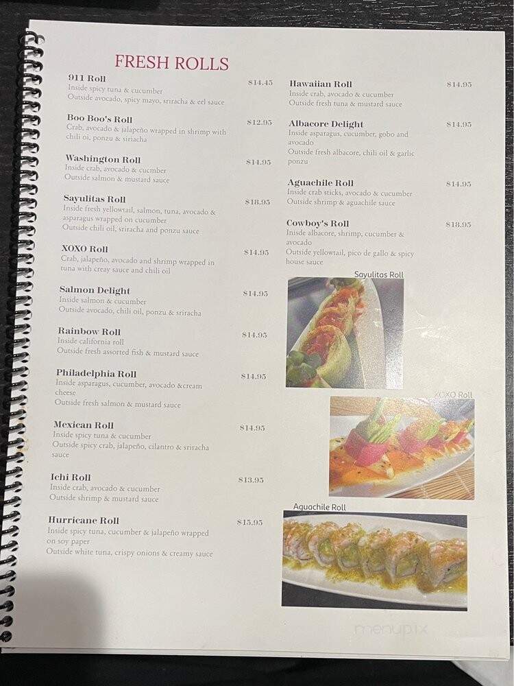 Casa De Sushi - Newhall, CA menu_pic