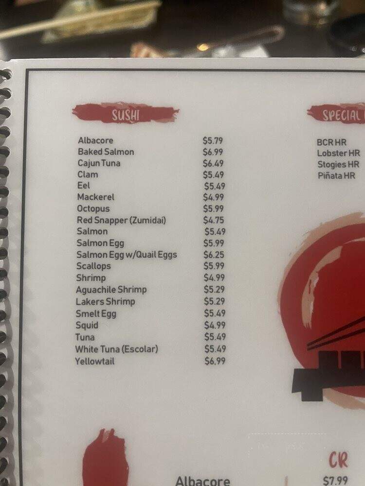 Casa De Sushi - Newhall, CA menu_pic