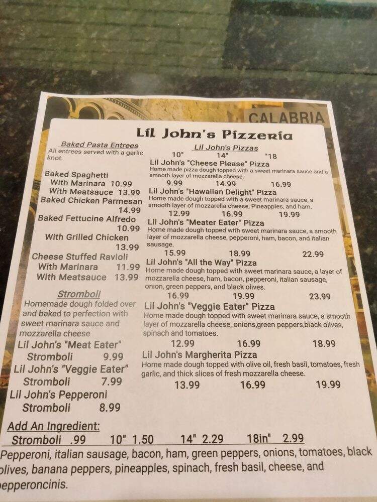 Lil John's Pizzeria - Sevierville, TN