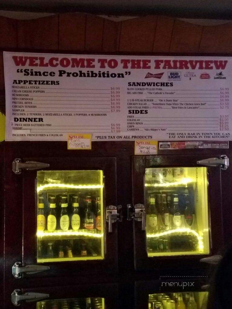 Fairview Inn - Lancaster, OH menu_pic