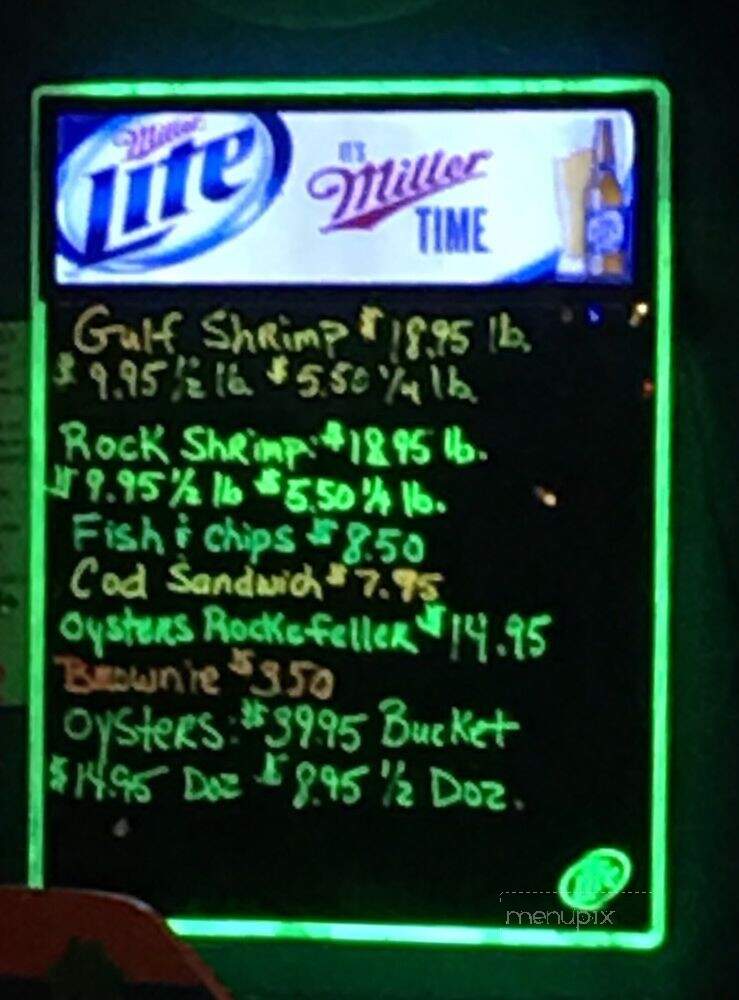 Thirsty Gator Sports Bar and Grill - Gainesville, FL menu_pic