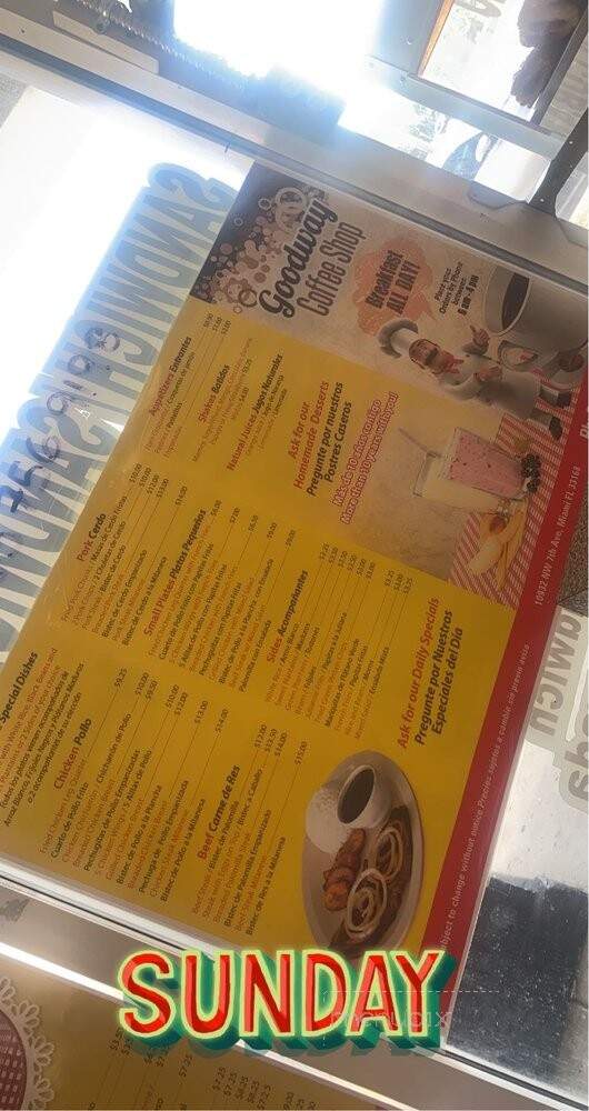 Goodway Coffee Shop - Miami, FL menu_pic