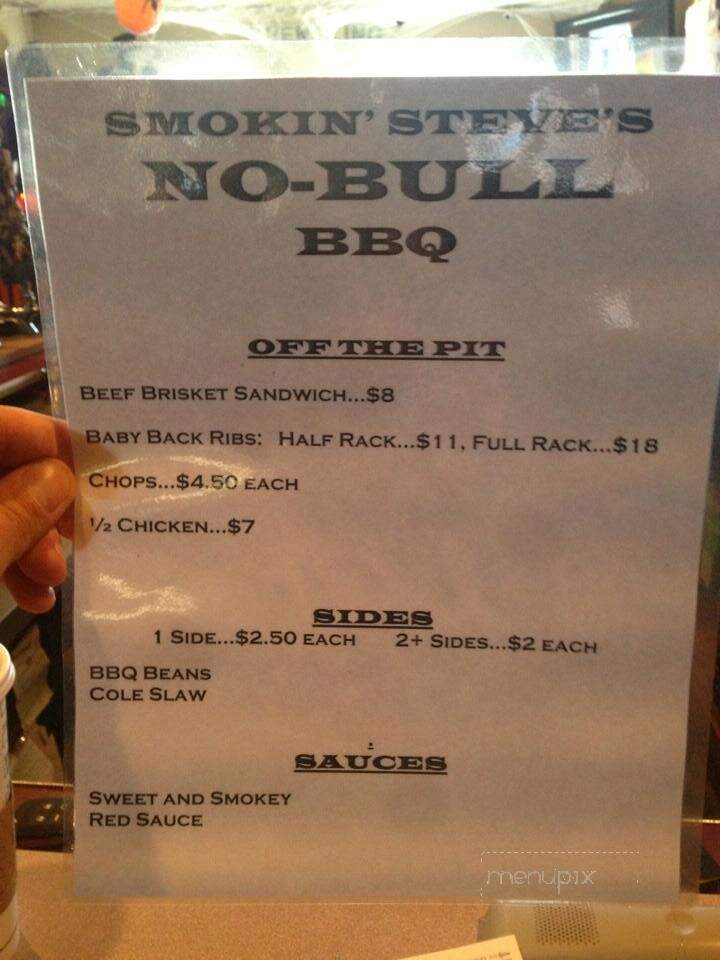 Chub's Pub - Donora, PA menu_pic