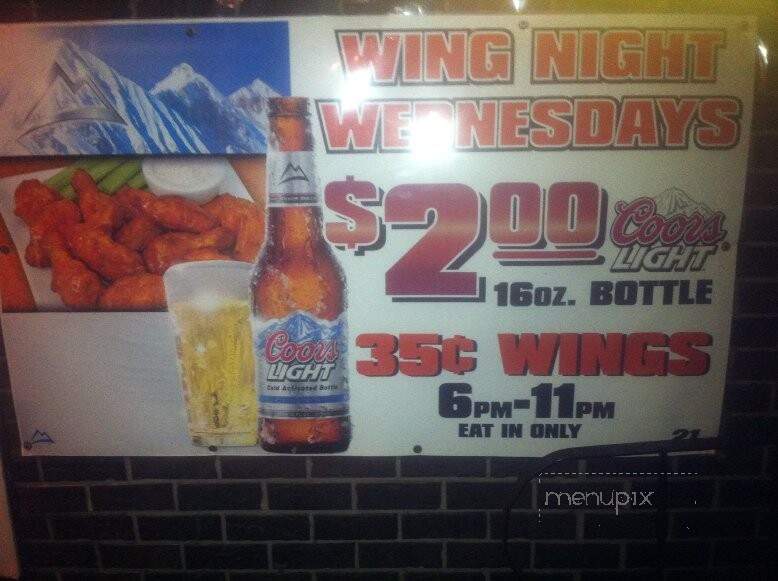 Chub's Pub - Donora, PA menu_pic