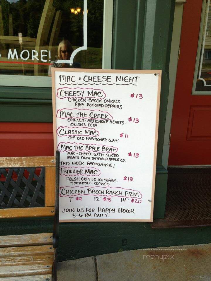 Ethel's At 250 - Bayfield, WI menu_pic
