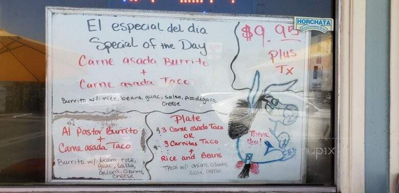 Juanita's Home Made Mexican Fd - Grover Beach, CA menu_pic