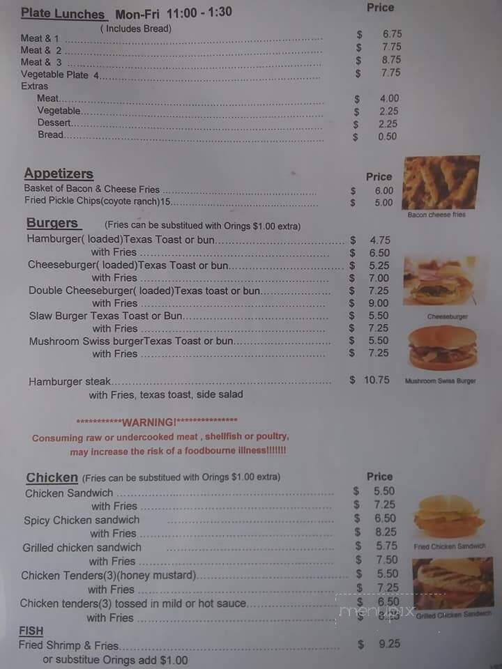 31A Diner - Lewisburg, TN menu_pic