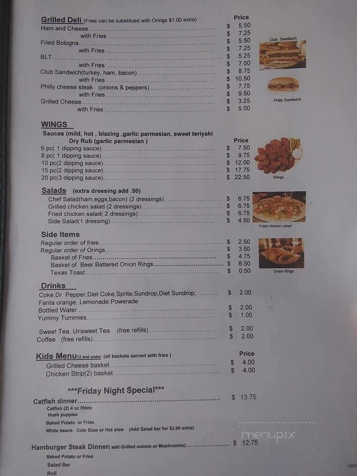 31A Diner - Lewisburg, TN menu_pic