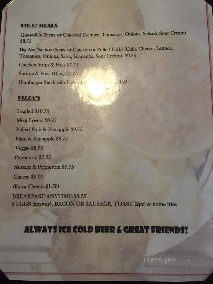 AJ's Bar & Grill - Lebanon, TN menu_pic