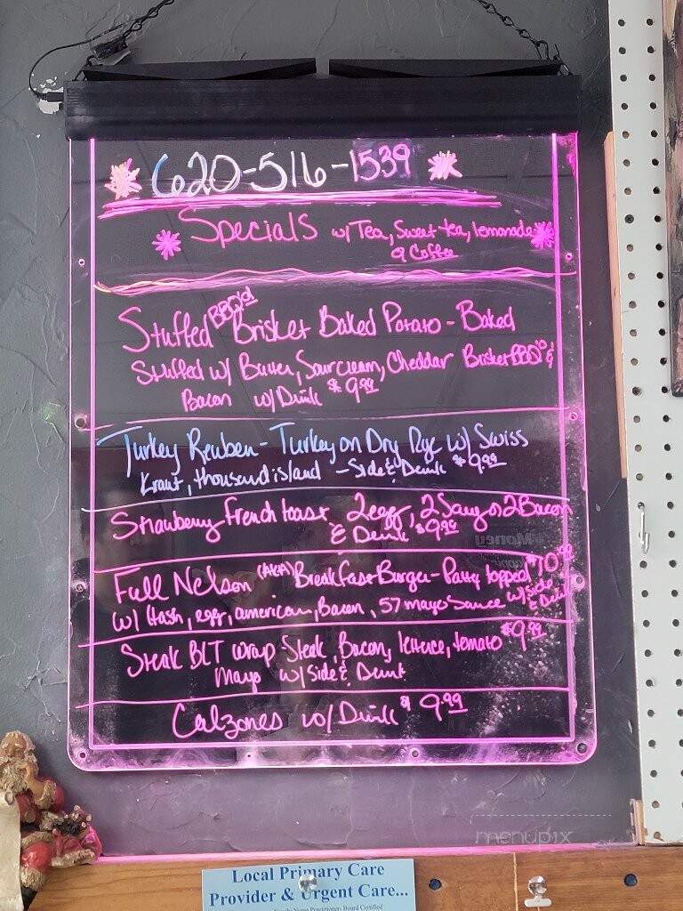 Cara's Cafe And Pizzeria - Arlington, KS menu_pic