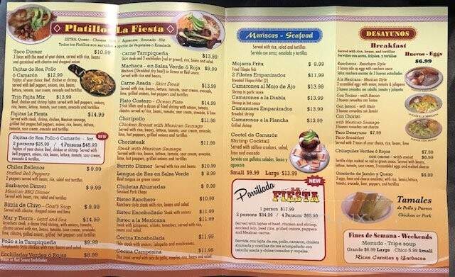 La Fiesta - Logansport, IN menu_pic