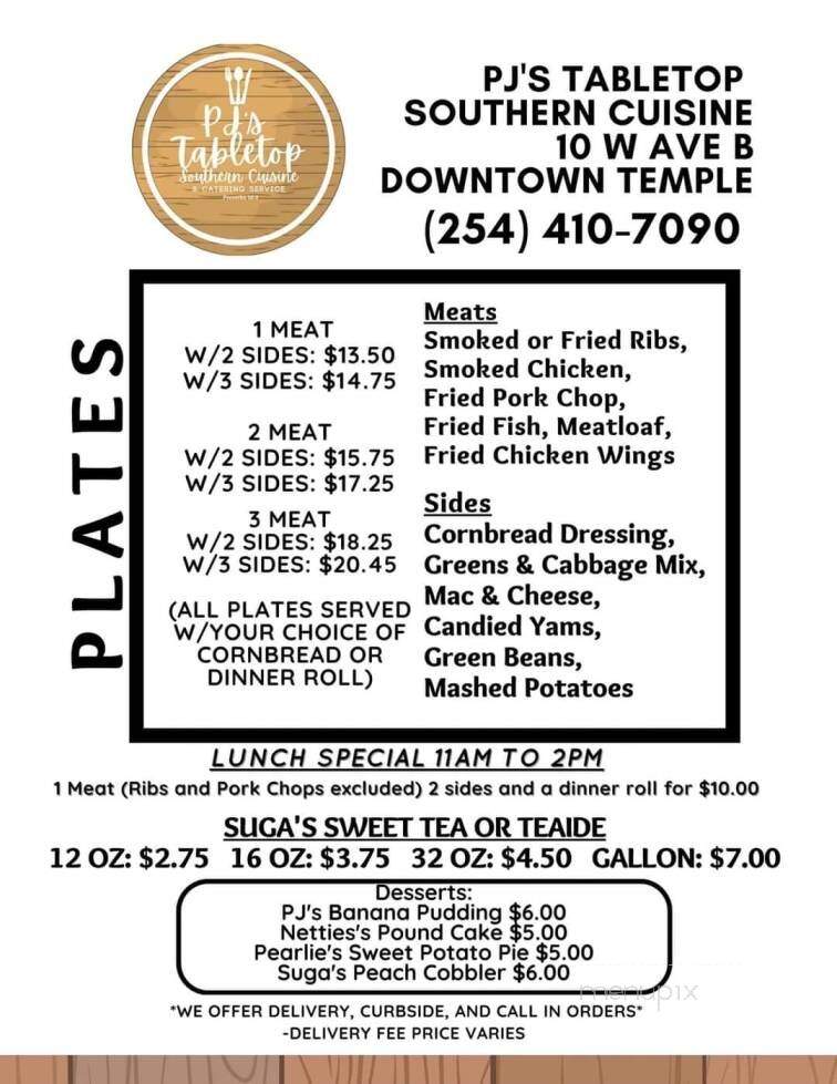 PJ's Tabletop & Catering Service - Temple, TX