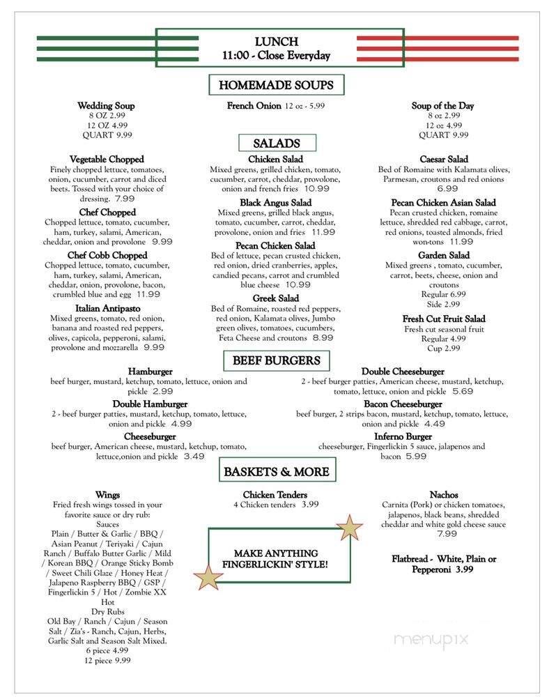 Zia Maria's Bakery & Cafe - Connellsville, PA menu_pic
